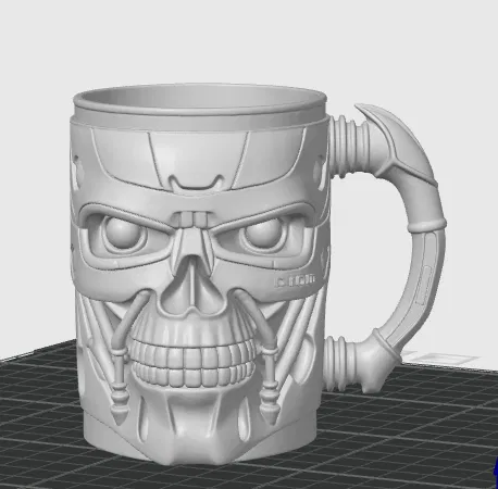 Giá Đỡ Lon Hình Đầu Lâu T-800 - Image 8