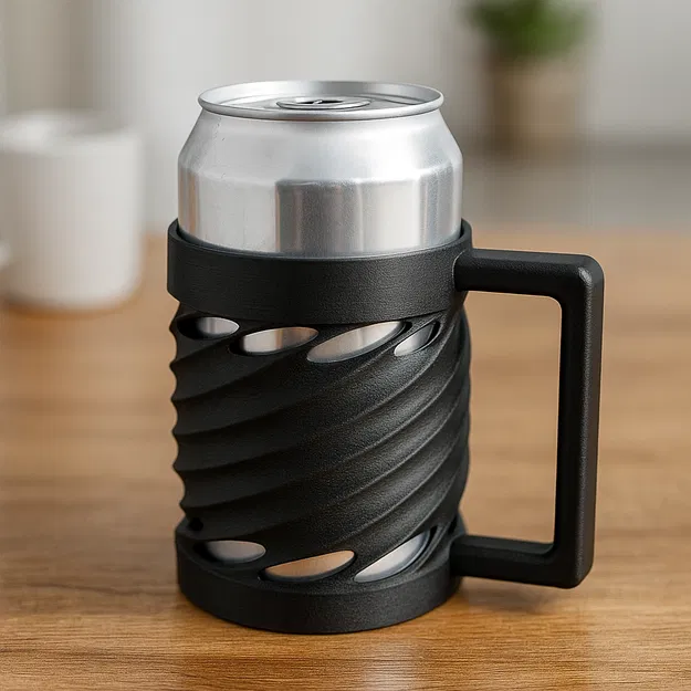 Giá Đỡ Lon Kiểu Xoắn Hiện Đại - Có Tay Cầm - Image 1