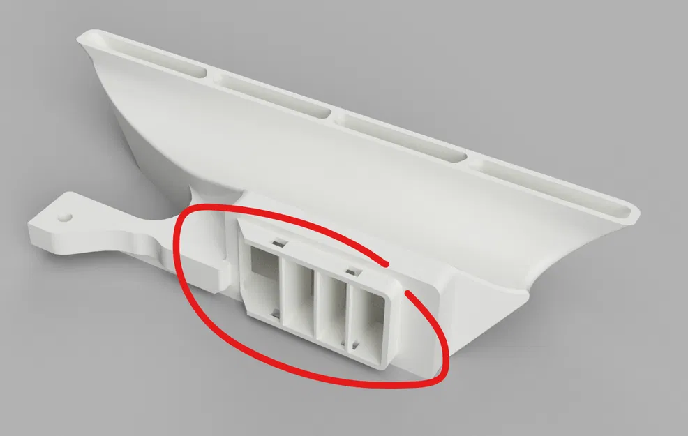 Ống dẫn luồng gió cải tiến cho quạt hông Creality K1C - Image 1