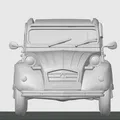 Mô Hình 3D Xe Citroën 2CV Cổ Điển - Thumbnail 8