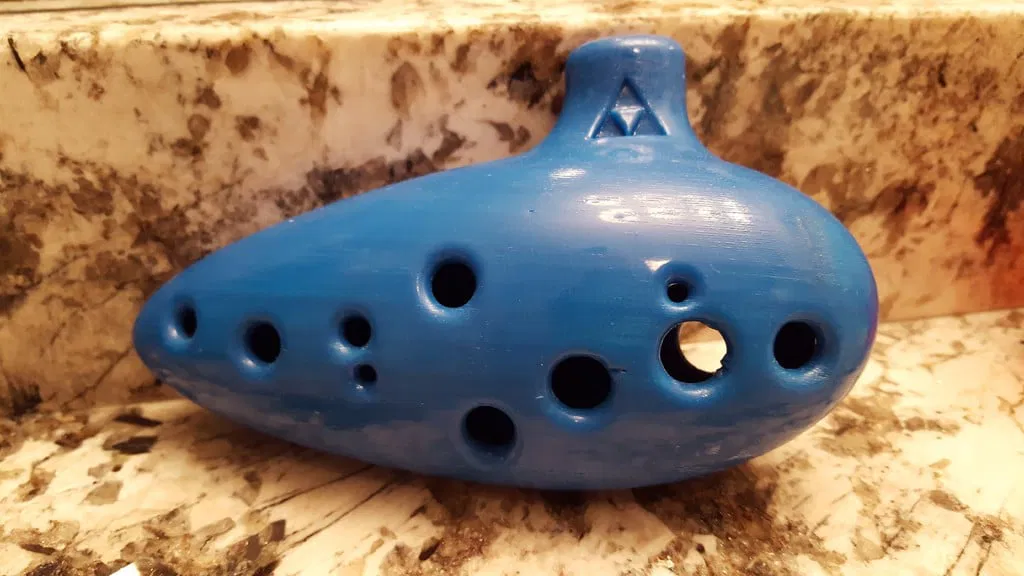 Ocarina 12 Lỗ Có Biểu Tượng Triforce Zelda - Image 1