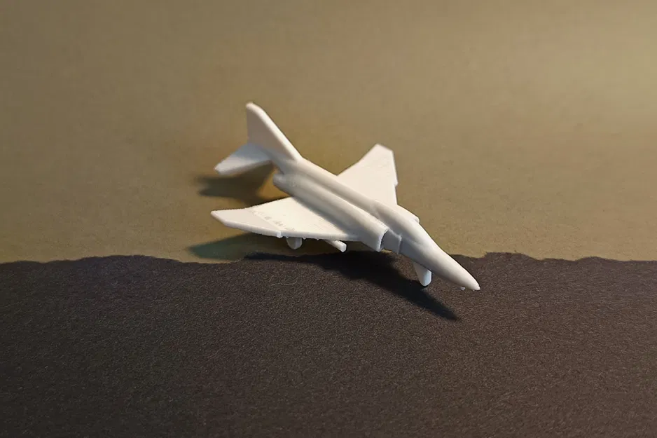 Máy bay chiến đấu mini F-4 Phantom II in liền khối - Image 2