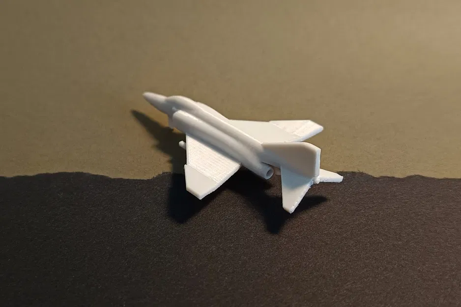 Máy bay chiến đấu mini F-4 Phantom II in liền khối - Image 4