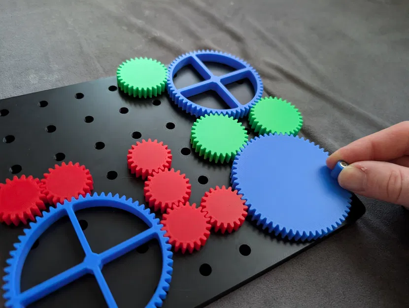 Tay Cầm Cho Đồ Chơi Lắp Ráp Bộ Truyền Động Giáo Dục Cho Bé - Image 2