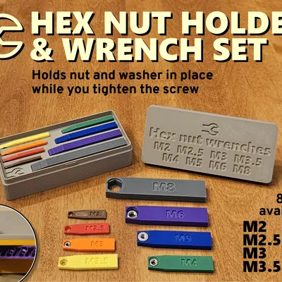 Bộ Giữ Đai Ốc Lục Giác & Cờ Lê