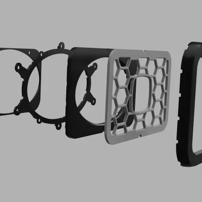 Viền Lưới Loa Polk db462 4x6 Cho Vỏ Apache 1800