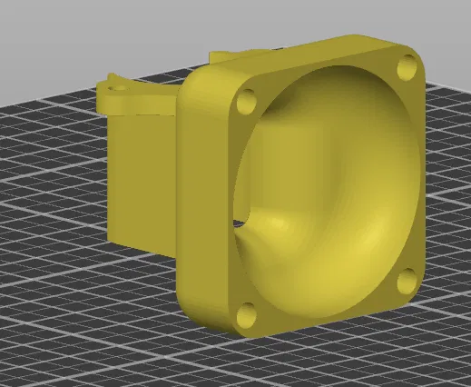 VzPrinthead dragon heatsink duct 40mm Version - Image 1