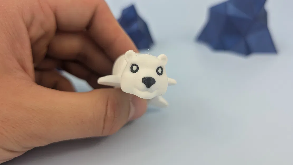 Gấu Bắc Cực - Móc Khóa Khớp Nối - Image 4