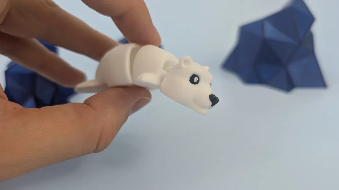 Gấu Bắc Cực - Móc Khóa Khớp Nối - Image 6