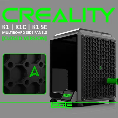 CREALITY K1 | K1C | K1SE - TẤM ỐP MULTIBOARD [KHÉP KÍN + GIÁ ĐỂ CUỘN]