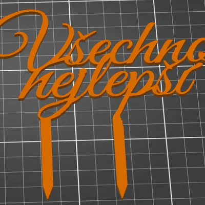 Zápich na dort - Chúc mừng sinh nhật