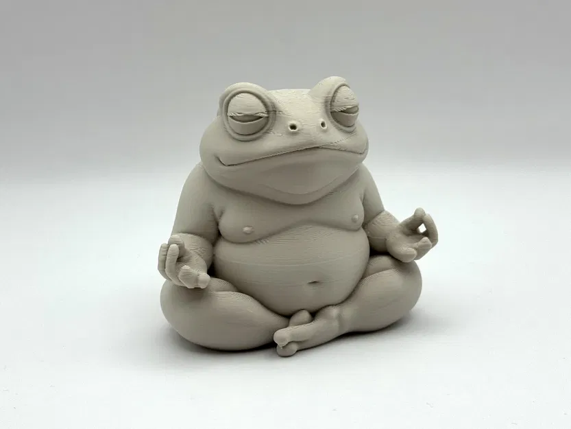 Chonky Zen Frog - Chú Ếch Thiền Định Tròn Ủm - Image 1