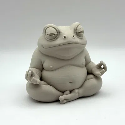 Chonky Zen Frog - Chú Ếch Thiền Định Tròn Ủm
