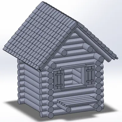 Nhà Chim Hình Nhà Gỗ