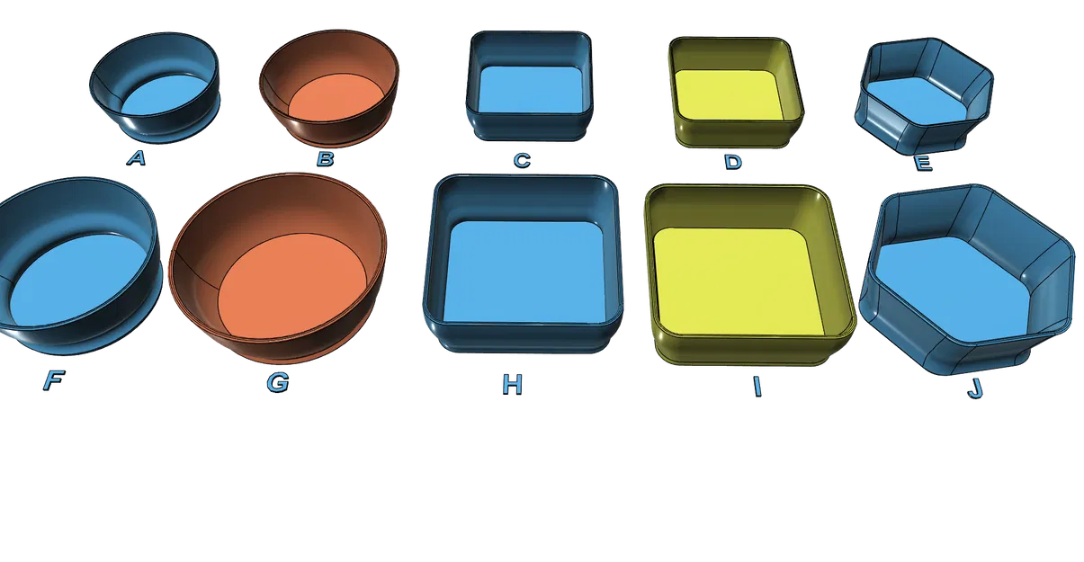 Rổ khay bát in dễ dàng không cần support - Image 1