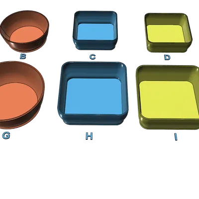 Rổ khay bát in dễ dàng không cần support