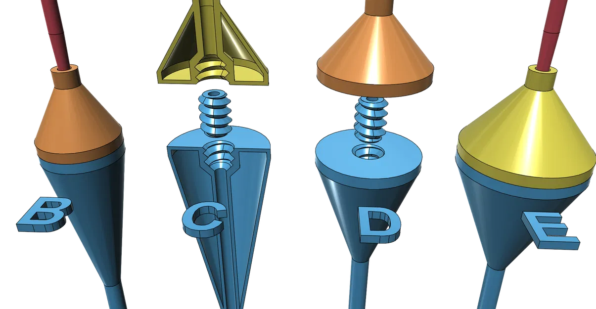 Phao câu cá in dễ dàng không cần support - Image 1