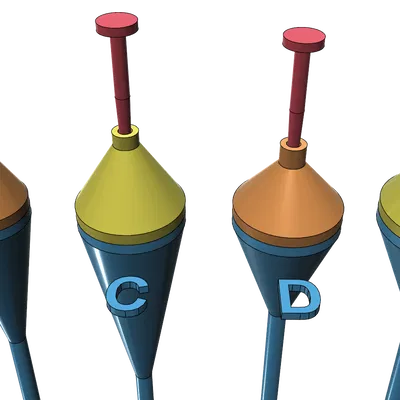 Phao câu cá in dễ dàng không cần support