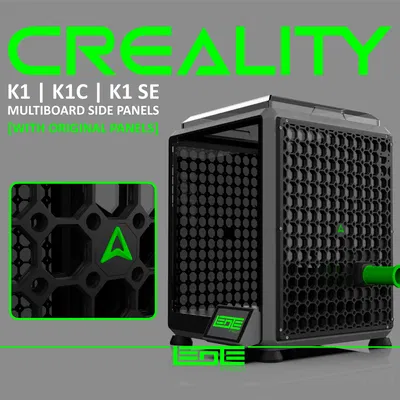 CREALITY K1 | K1C | K1SE - TẤM ỐP MULTIBOARD [Bao gồm tấm ốp zin + giá đỡ cuộn dây]