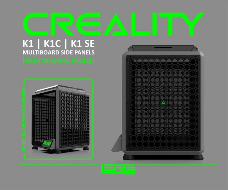 CREALITY K1 | K1C | K1SE - TẤM ỐP MULTIBOARD [Bao gồm tấm ốp zin + giá đỡ cuộn dây] - Image 3