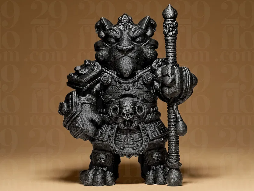 [4/4] Tượng Chiến Binh - Hổ (Tiger) - Image 2