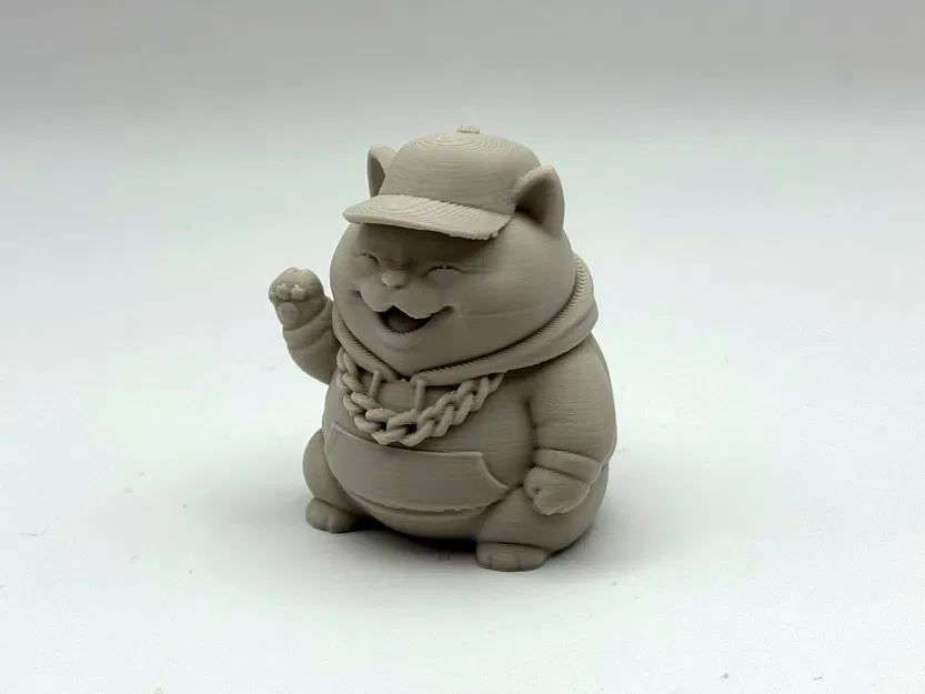 Tượng Mèo Hip-Hop Mập Mạp - Image 2