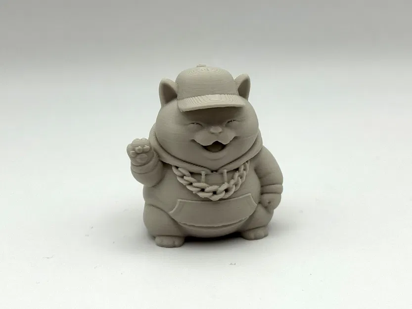 Tượng Mèo Hip-Hop Mập Mạp - Image 4