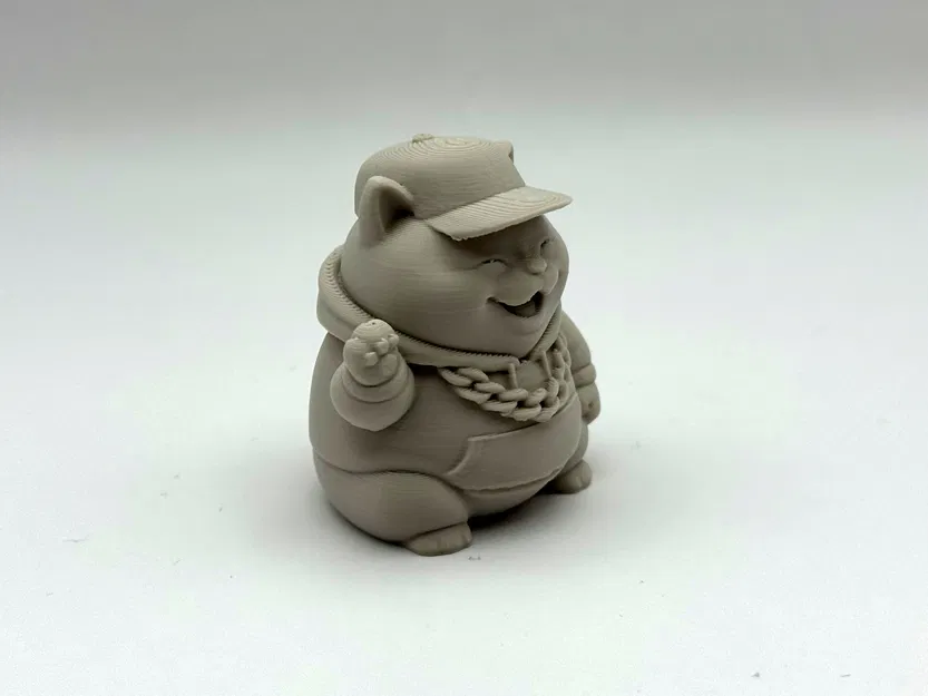 Tượng Mèo Hip-Hop Mập Mạp - Image 5