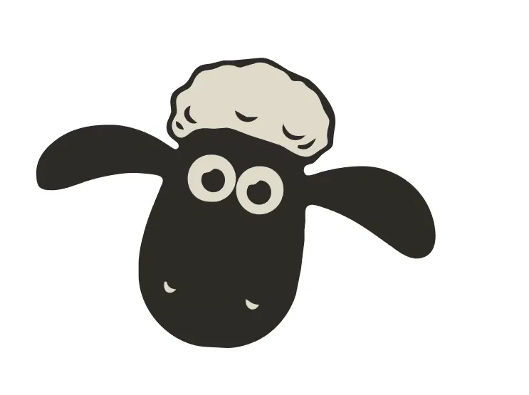 Trang Trí Cuộn Giấy Vệ Sinh Hình Shaun Cừu Sẵn Sàng AMS - Image 2