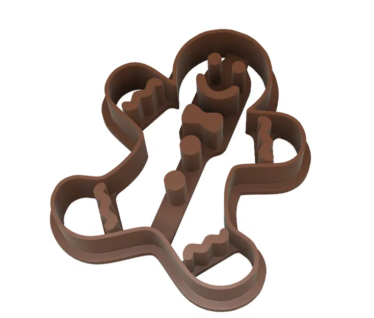 Khuôn Cắt Bánh Giáng Sinh Hình Bánh Gừng Xinh Xắn - Image 1