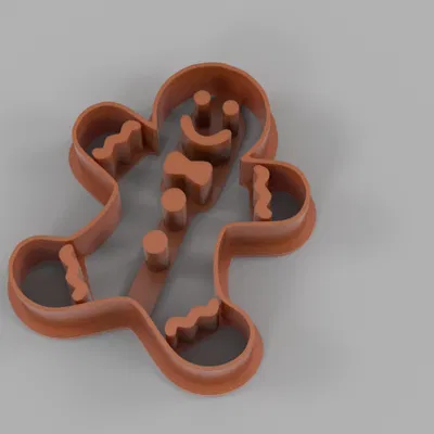 Khuôn Cắt Bánh Giáng Sinh Hình Bánh Gừng Xinh Xắn