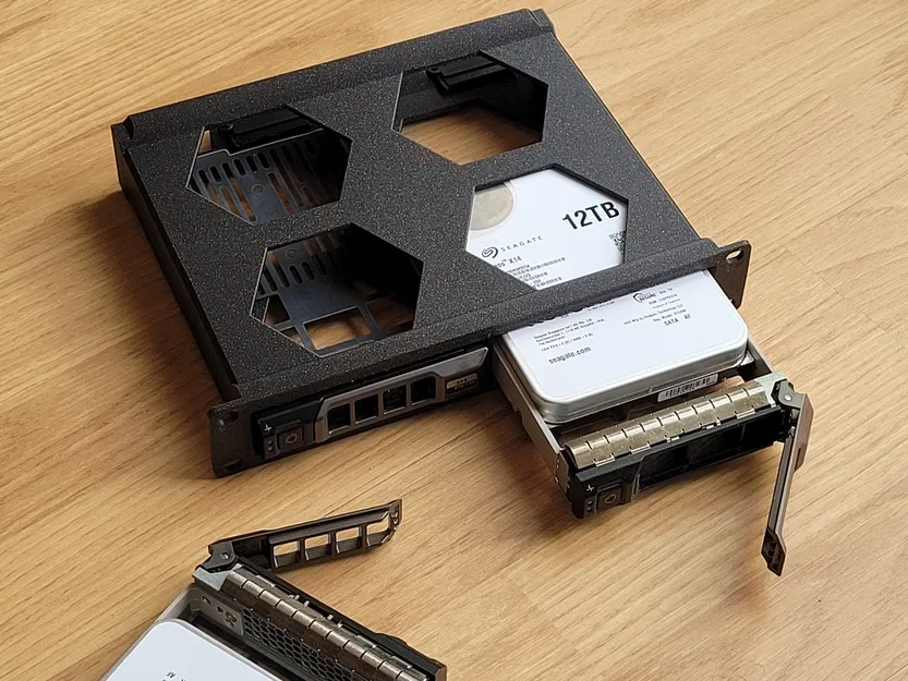 Khung Rack 1U 10 inch: 2 ổ HDD 3.5 inch - Gắn nóng ! - Image 3