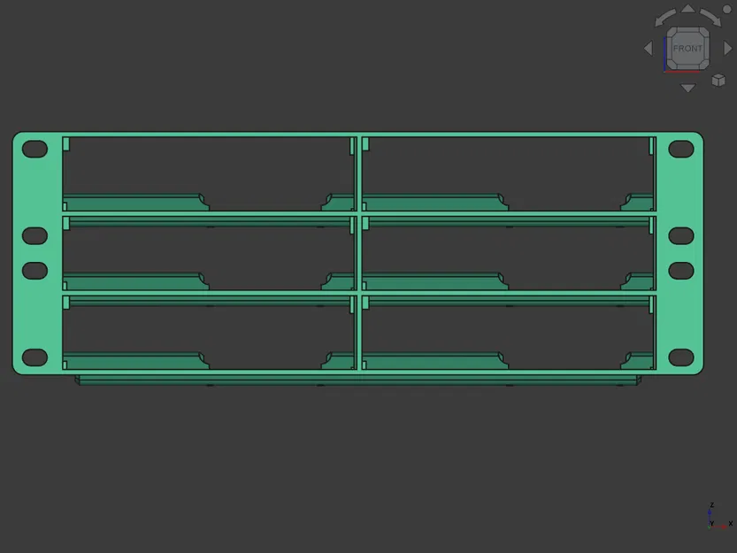Giá đỡ Rack 10 inch 2U : 6 x HDD 3.5 inch - Hot Swap ! - Image 3