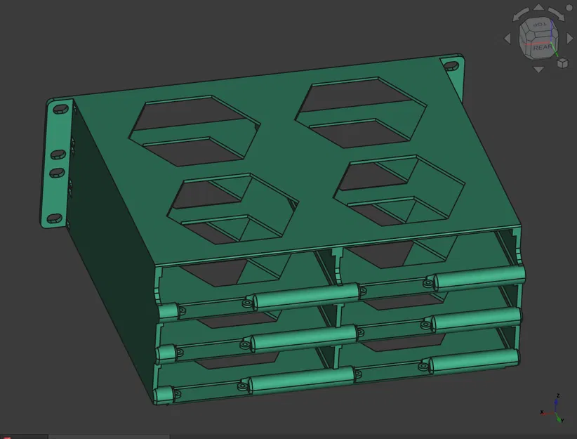 Giá đỡ Rack 10 inch 2U : 6 x HDD 3.5 inch - Hot Swap ! - Image 6