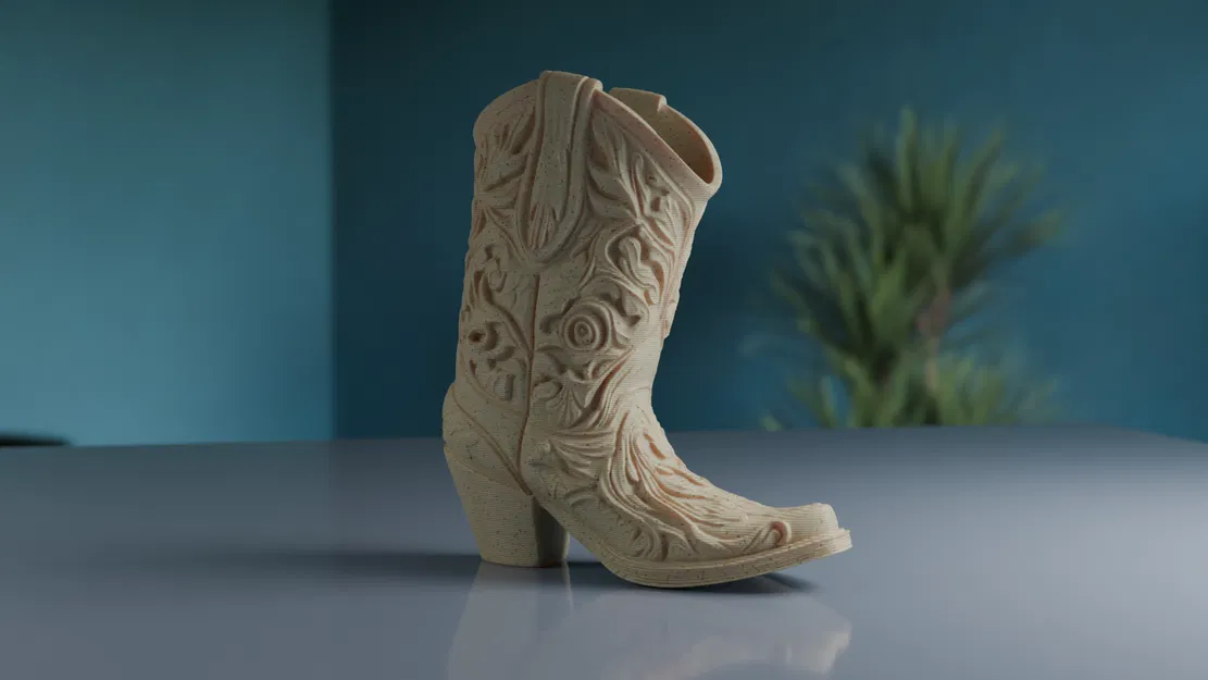 Kệ Cắm Bút Kiểu Bốt Cao Bồi - Image 1