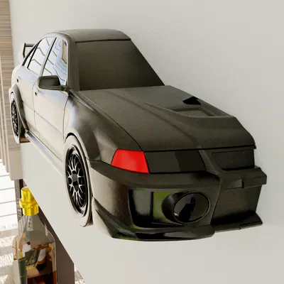 Mitsubishi Lancer Evolution V Treo Tường