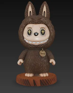 Foamy Labubu – Vệ Thần Vui Vẻ Của Rừng Mơ - Image 1