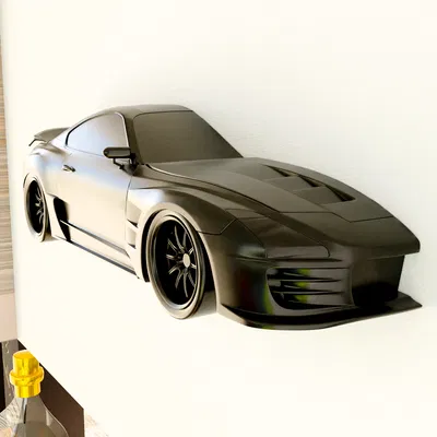 Mô Hình Xe Toyota Supra V12 Top Secret Treo Tường
