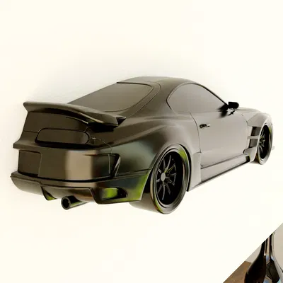 Mô Hình Xe Toyota Supra V12 Top Secret Treo Tường