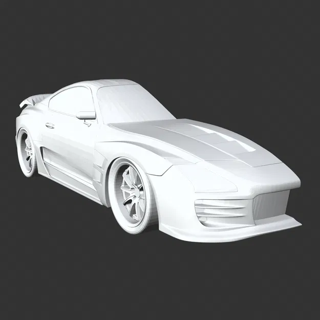 Mô Hình Xe Toyota Supra V12 Top Secret Treo Tường - Image 4