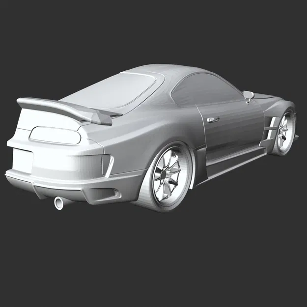 Mô Hình Xe Toyota Supra V12 Top Secret Treo Tường - Image 5