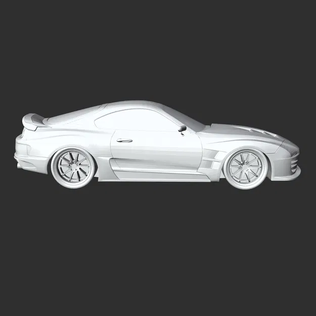 Mô Hình Xe Toyota Supra V12 Top Secret Treo Tường - Image 6