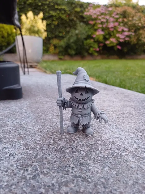 Ông Bù Nhìn Gnome Jack-O'-Lantern - Image 1