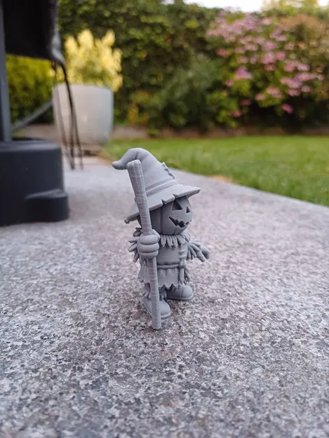 Ông Bù Nhìn Gnome Jack-O'-Lantern - Image 2