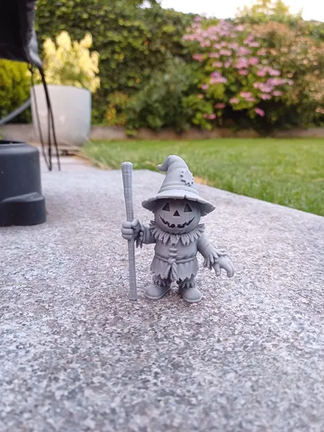 Ông Bù Nhìn Gnome Jack-O'-Lantern - Image 4