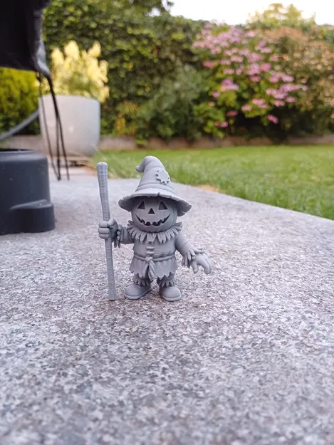 Ông Bù Nhìn Gnome Jack-O'-Lantern - Image 6