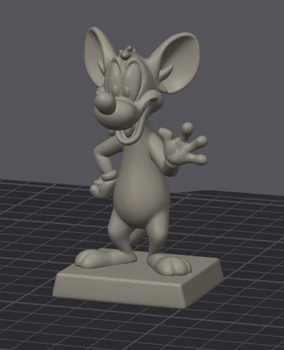 Mô Hình 3D Chuột Pinky từ Phim Hoạt Hình Animaniacs - Image 2