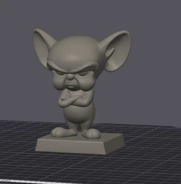 Mô hình 3D Brain - Chuột hoạt hình Animaniacs - Image 3