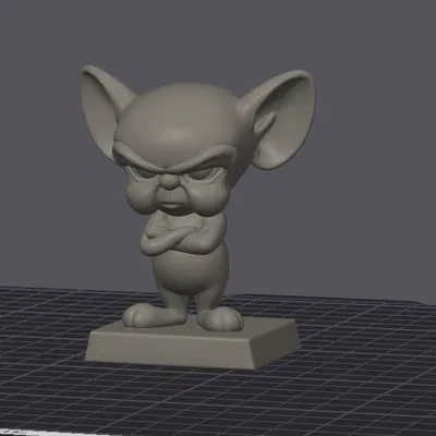 Mô hình 3D Brain - Chuột hoạt hình Animaniacs