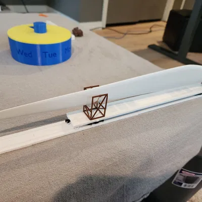 Mô Hình Tải Xe Phẳng Tuabin Gió